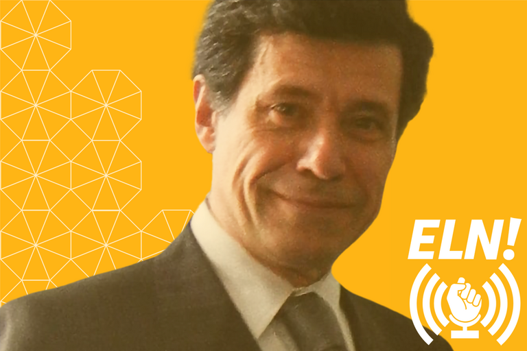 raffaele pozzi headshot with eln! logo