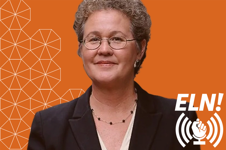 linda darling hammond headshot with eln! logo