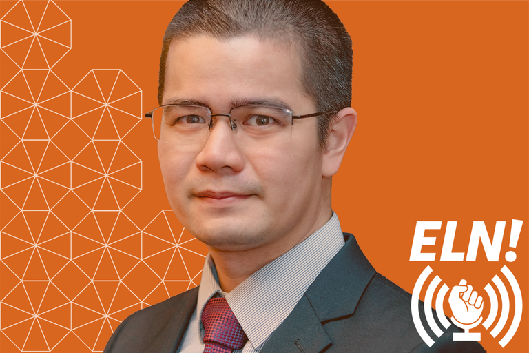 jose eos trinidad headshot with eln! logo