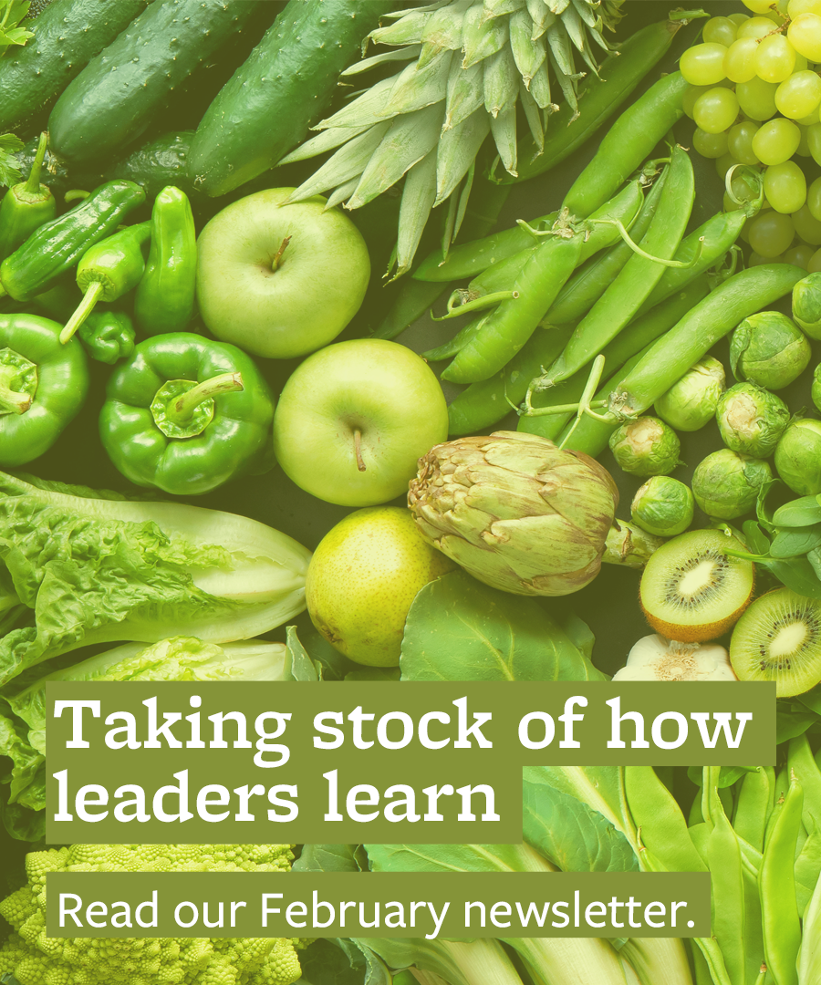 Taking stock of how leaders learn. Read our February newsletter.