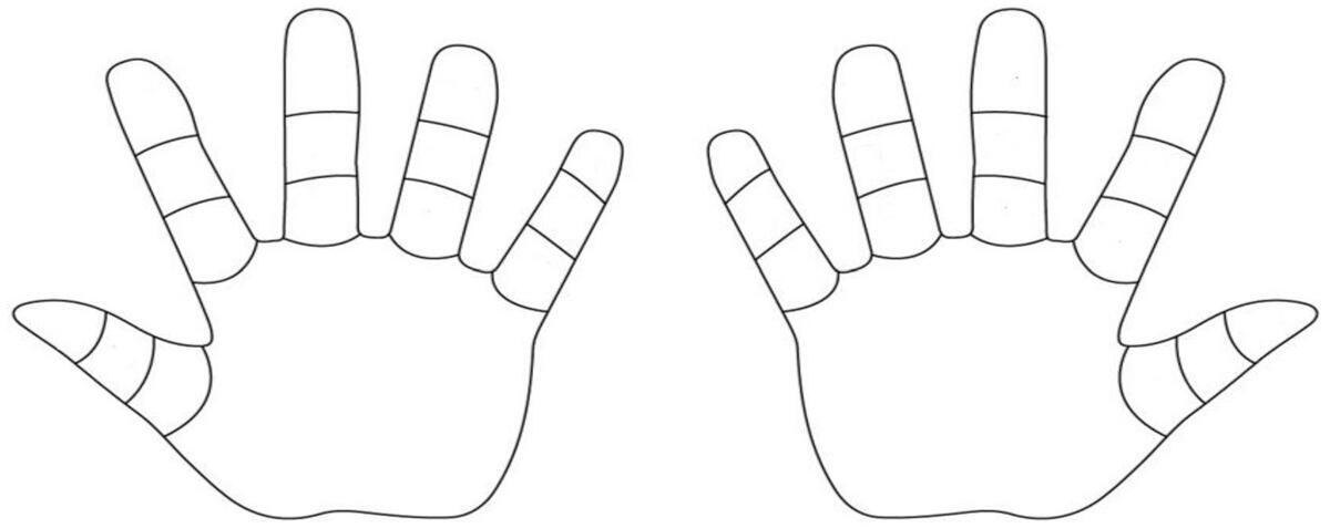 drawing of hands