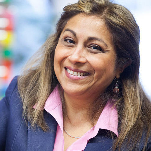 associate professor patricia baquedano lopez smiling at camera