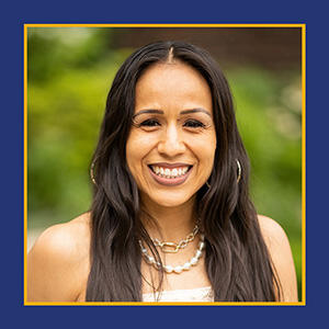gina garcia smiling at camera