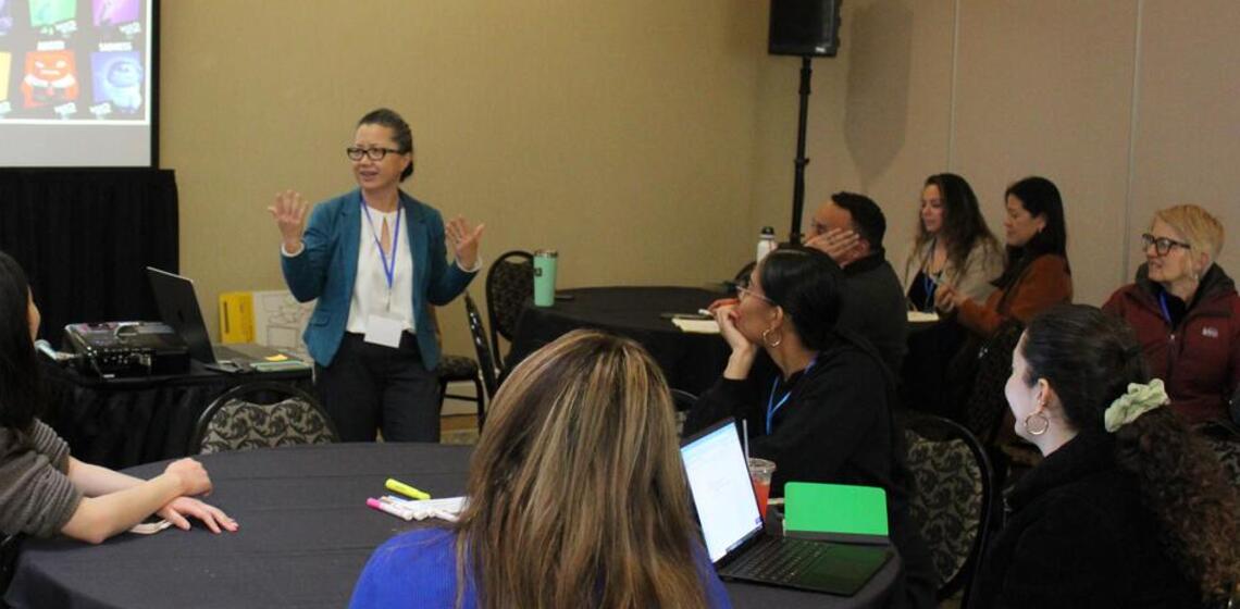mai xi lee speaks in a breakout session at bara summit